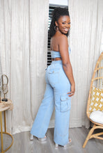 Load image into Gallery viewer, Mari’s Denim Cargo set ( S-XL)
