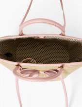 Load image into Gallery viewer, “Keri’s Bow” straw bag
